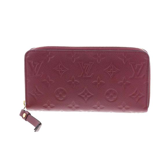 Louis Vuitton Monogram Empreinte Raisin Bordeaux Zippy Long Wallet - Picture 1 of 6